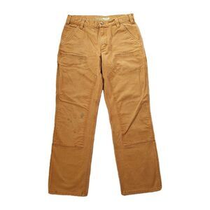 Vintage Y2K Carhartt Double Knee Sz 32x32(FITS 32X30.5) Relaxed Fit Brown Canvas